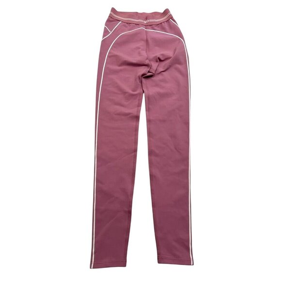 ALO Yoga Airbrush High Waist Heart Throb Leggings in Pink Wild Rose - Picture 1 of 6